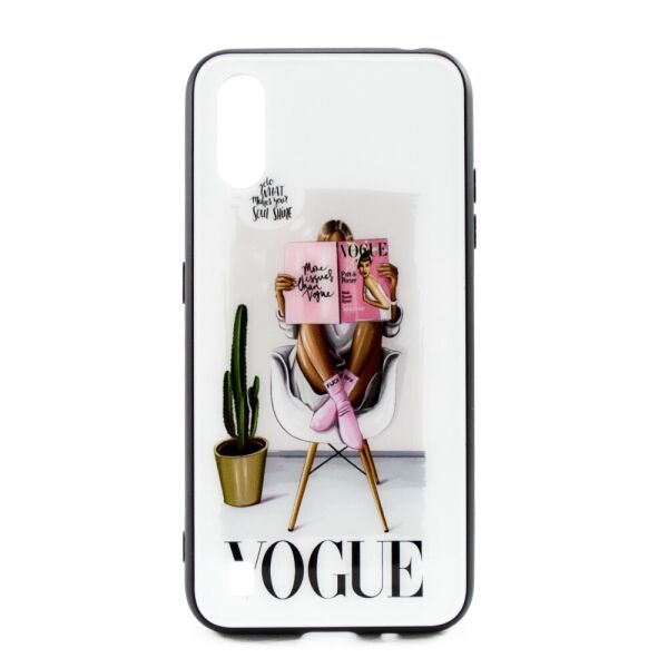 

Чехол-накладка Glass Case Girls для Samsung Galaxy A01 5