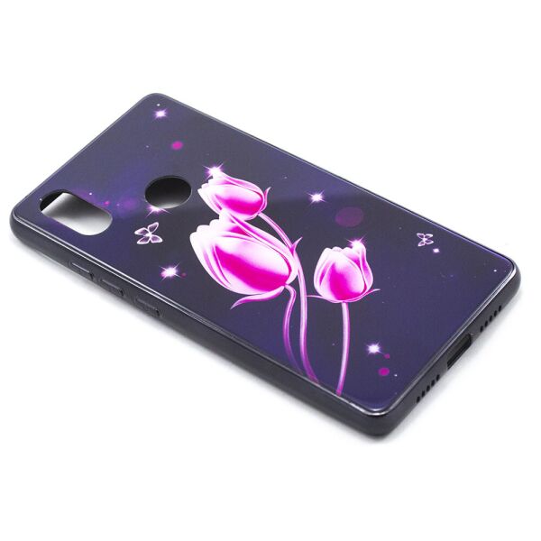 

Чехол Luxury Tempered Glass для Xiaomi Mi 8 SE Tulip