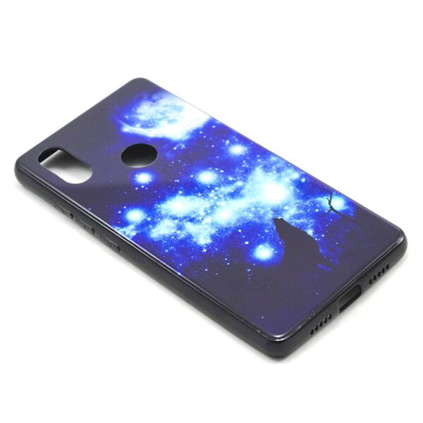 

Чехол Luxury Tempered Glass для Xiaomi Mi 8 SE Proud wolf