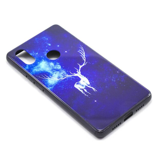 

Чехол Luxury Tempered Glass для Xiaomi Mi 8 SE Starry sky deer