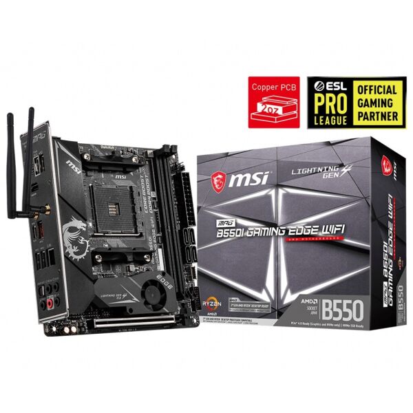 

Материнская плата MSI MPG B550I Gaming Edge Wi-Fi Socket AM4