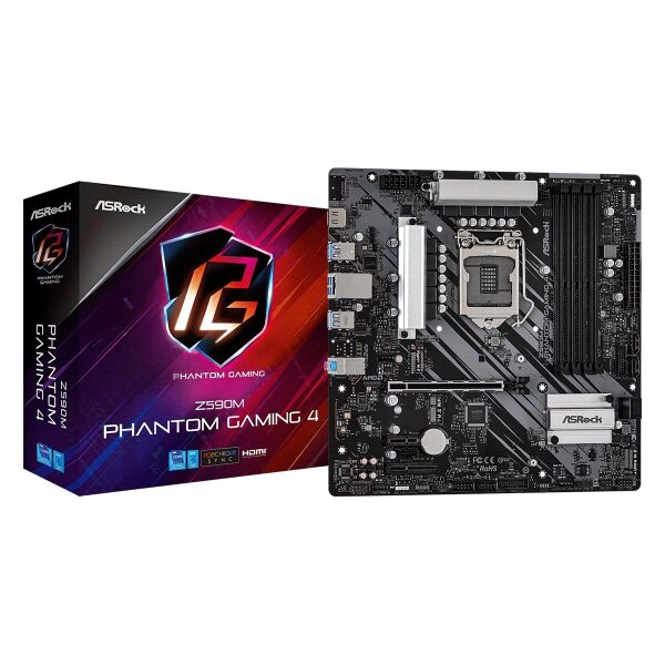 

Материнская плата ASRock Z590M Phantom Gaming 4 Socket 1200