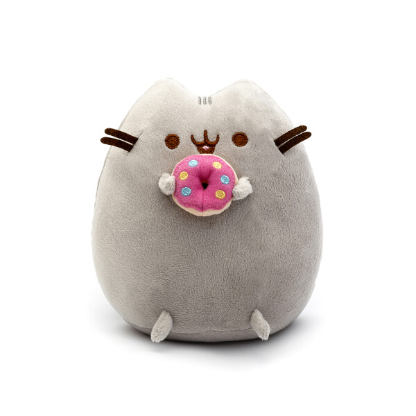 

Мягкая игрушка, Пушин кэт, Pusheen cat с пончиком, Серый (104-gv)