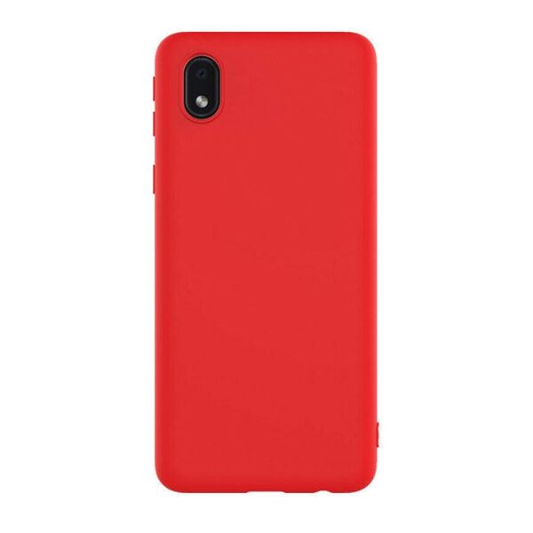

Чехол-накладка Original Silicon Case для Samsung Galaxy A01 Core Red