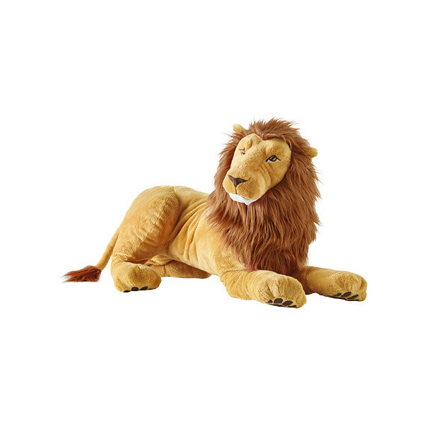 

Мягкая игрушка IKEA DJUNGELSKOG Лев Коричневый (204.028.07)