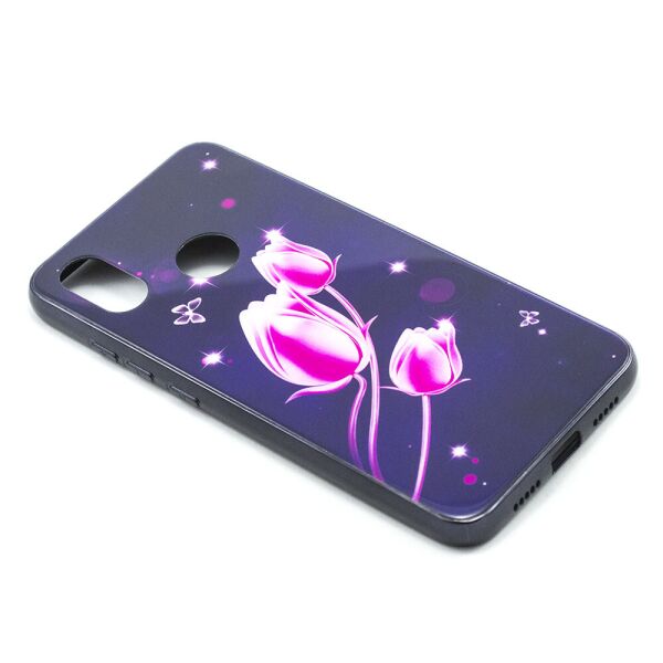 

Чехол Luxury Tempered Glass для Xiaomi Mi 8 Tulip
