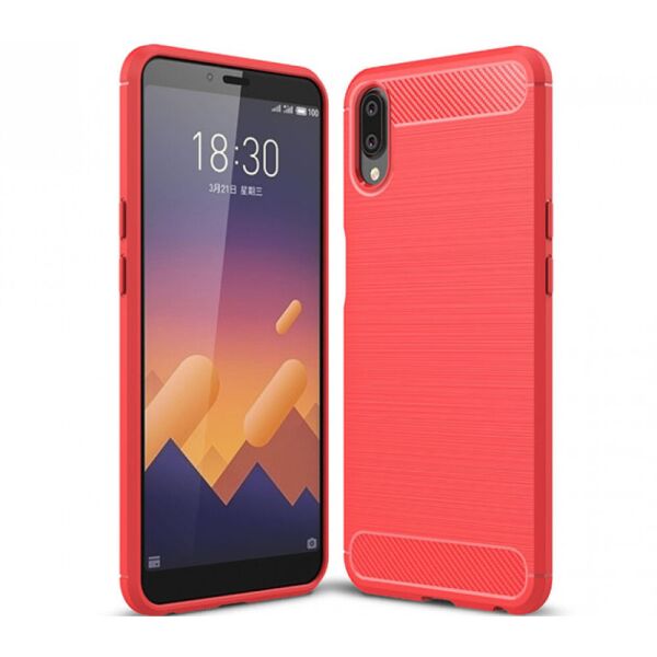 

Чехол накладка Polished Carbon для Meizu E3 Red