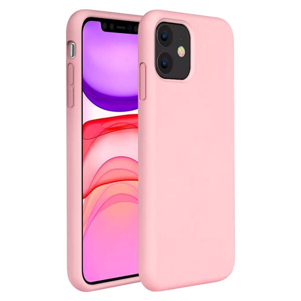 

Чехол-накладка New Silicone Case для Apple iPhone 11 Pink