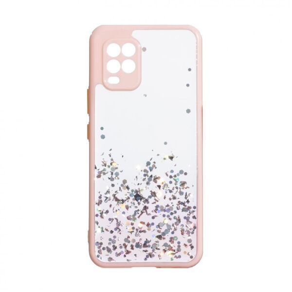 

Чехол-накладка Epik Frame with Sequins для Xiaomi Mi 10 Lite Pink