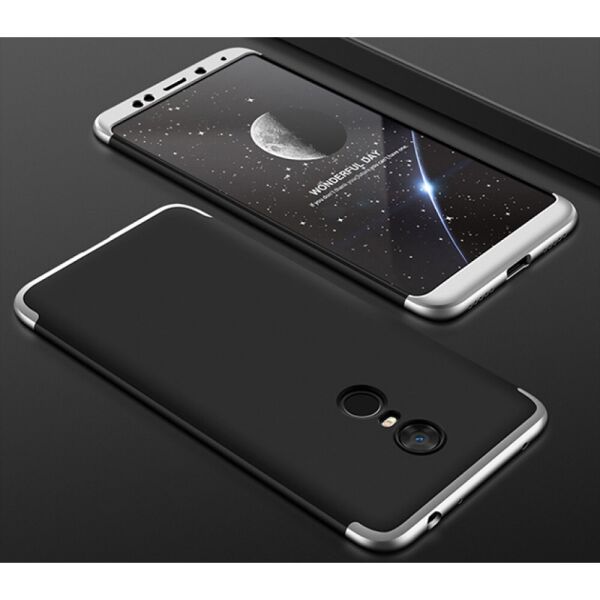 

Чехол накладка GKK 360ᵒ для Xiaomi Redmi 5 Plus Silver