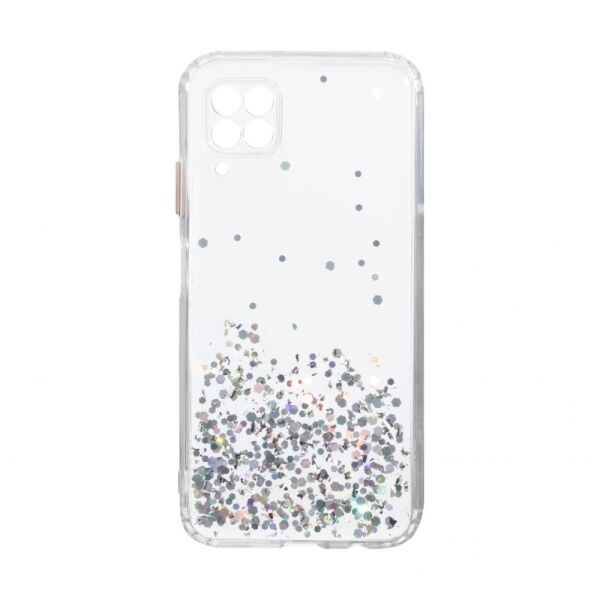 

Чехол-накладка Epik Frame with Sequins для Huawei P40 Lite Серебристый