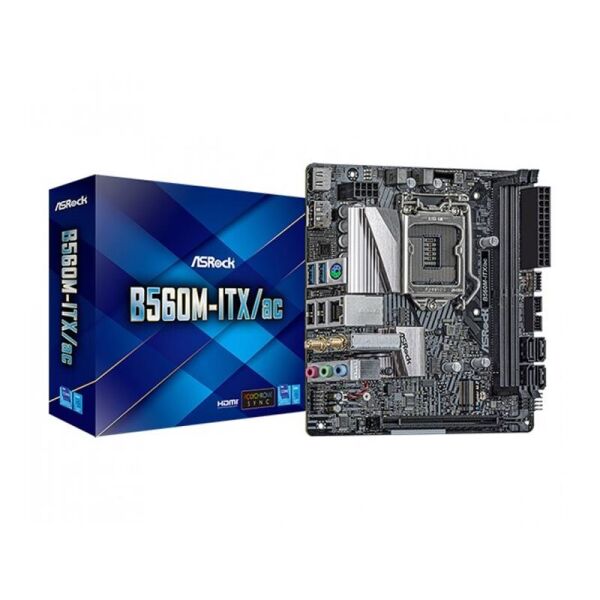 

Материнская плата ASRock B560M-ITX/AC Socket 1200