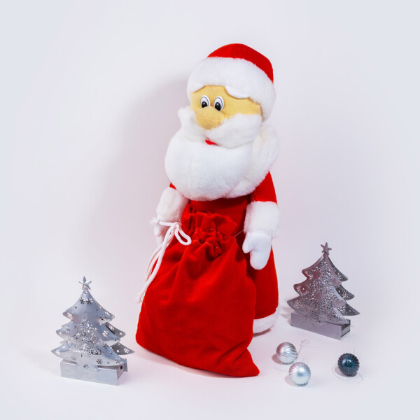 

Мягкая игрушка Zolushka Дед Мороз 43см красный (457-1)