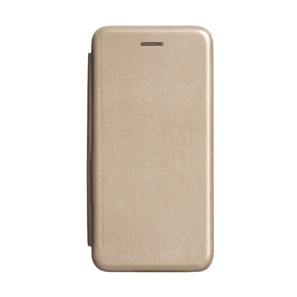 

Кожаный чехол-книжка Premium Edge для Samsung Galaxy S20 2020 Gold