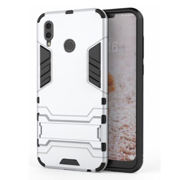

Чехол накладка Iron Man для Huawei Honor Play Silver