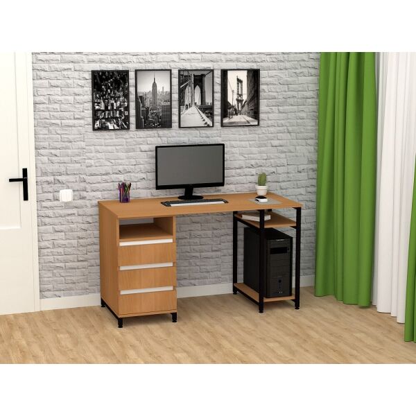 

Стол письменный FlashNika Loft СКЛ-6 150 бук