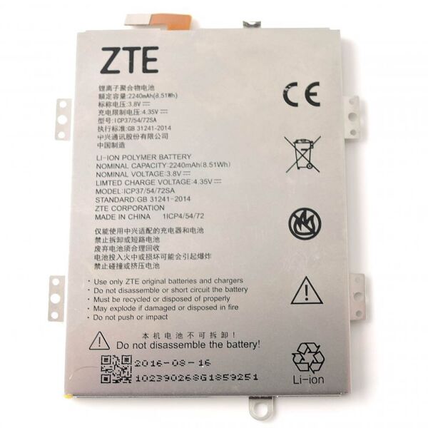 

Аккумулятор ICP37/54/72SA для ZTE Blade A310 (Original) 4000mAh