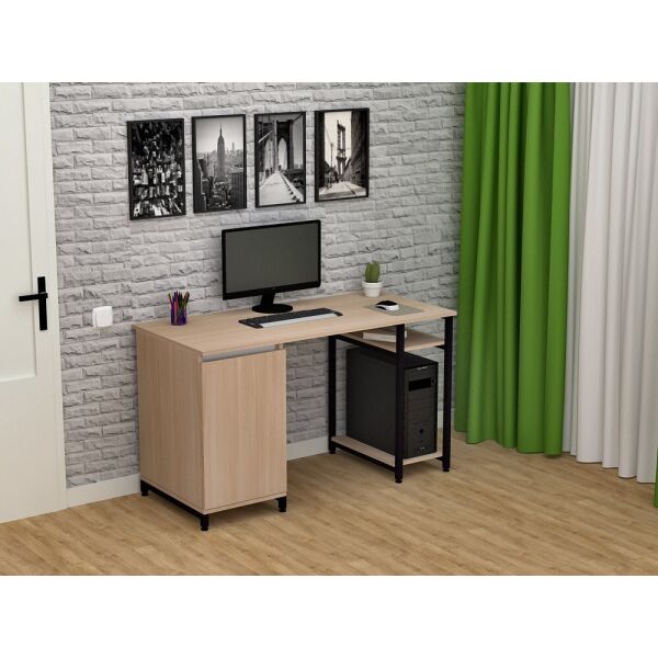 

Стол письменный FlashNika Loft СКЛ-3 130 дуб молочный