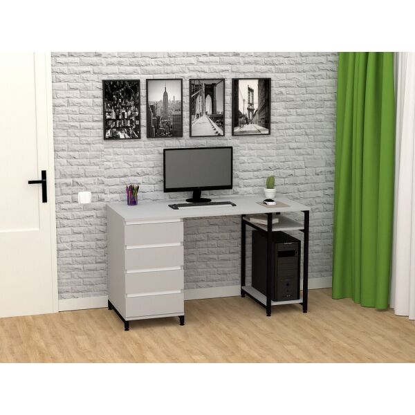 

Стол письменный FlashNika Loft СКЛ-7 140 пепельный