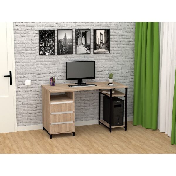 

Стол письменный FlashNika Loft СКЛ-6 140 дуб сонома