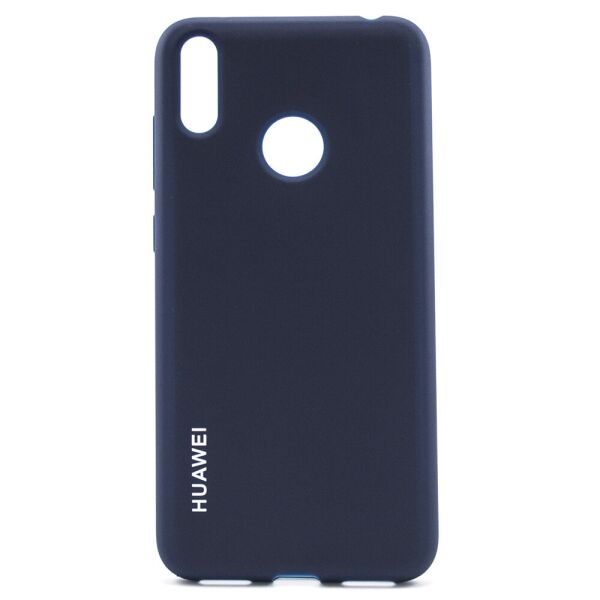 

Чехол-накладка New Silicone Case для Huawei Y7 2019 Blue