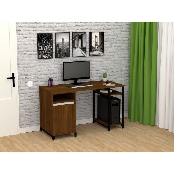 

Стол письменный FlashNika Loft СКЛ-4 130 орех экко