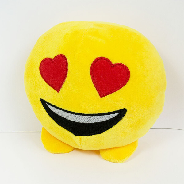 

Мягкая игрушка Золушка смайлик emoji любимчик 18 см Желтый (619)