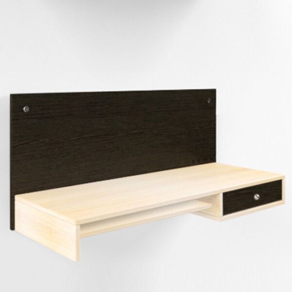 

Навесной компьютерный стол AirTable R1 Mini Comfy-Home венге+дуб молочный