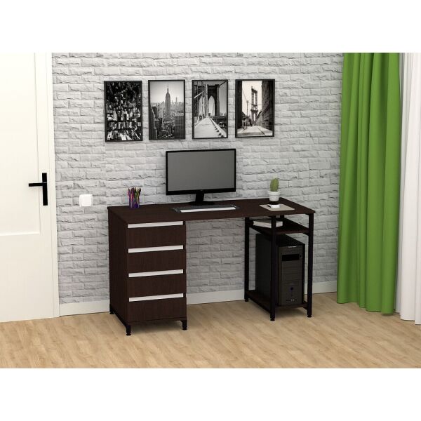 

Стол письменный FlashNika Loft СКЛ-7 140 венге
