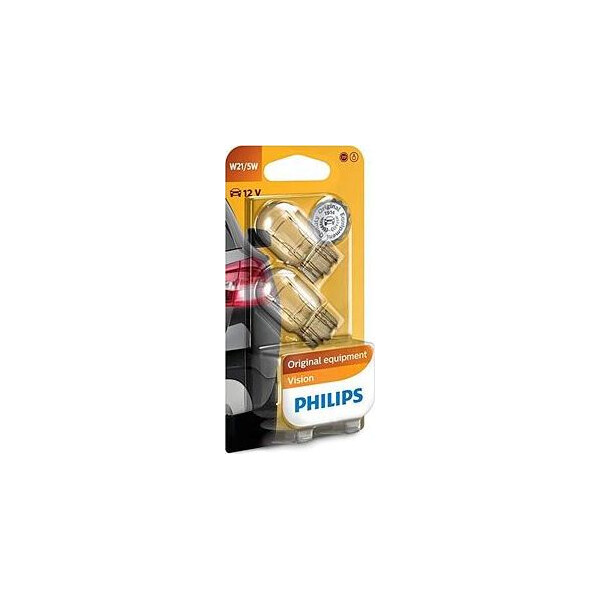 

PHILIPS 12066 W21/5W 12V 21/5W W3X16q 2 штуки на блистере