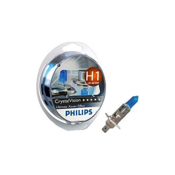 PHILIPS 12258CVSM H1 55W 12V P14,5s Cristal Vision+W5Wx2