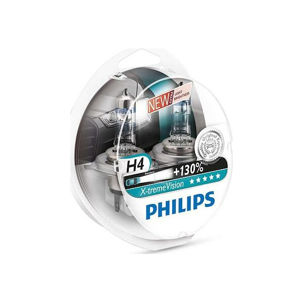 

PHILIPS 12342XVSP+ H4 60/55W 12V P43T X-treme Vision +130%