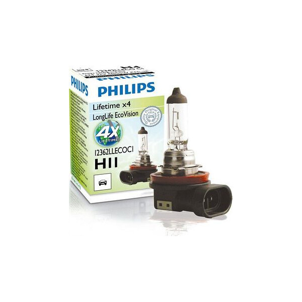 

PHILIPS 12362LLECOC1 H11 55W 12V PGJ19-2 LLECO