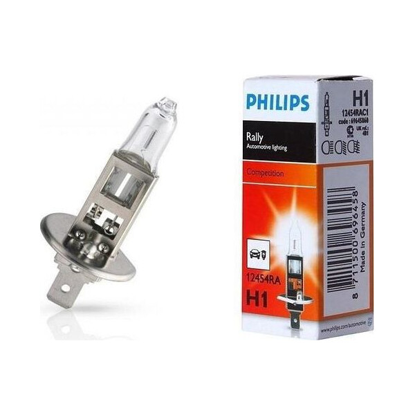 

PHILIPS 12454RAC1 H1 100W 12V P14,5s Rally