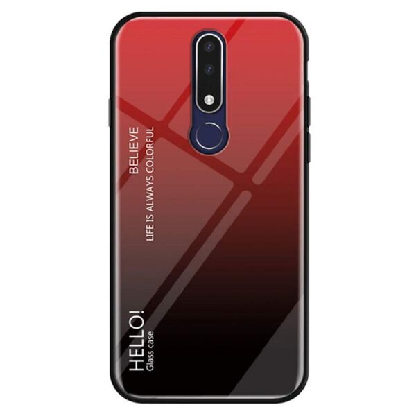 

Чехол-накладка Gradient HELLO для Nokia 3.1 Plus Red
