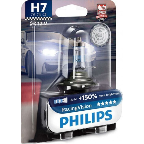 

PHILIPS 12972RVB1 H7 55W 12V PX26d RacingVision