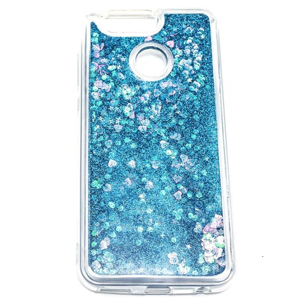 

Силиконовый чехол накладка Epik Bling Sand Case для Huawei Nova 2 Plus Blue