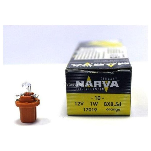 

NARVA 17019 12V 1,0W BX8,5D ORANGE