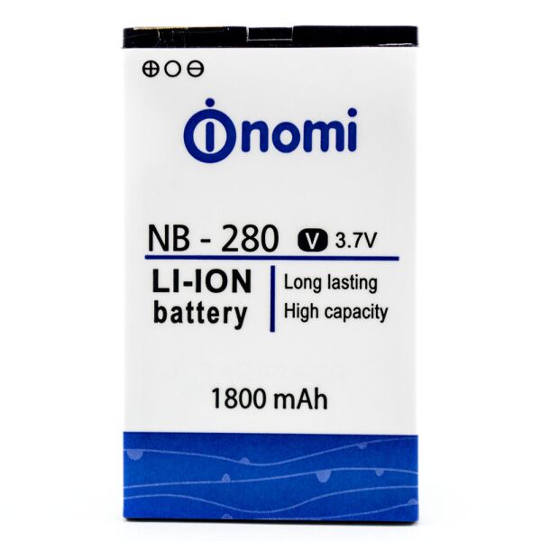 

Аккумулятор NB-280 для Nomi i280 (Original), 1800 mAh