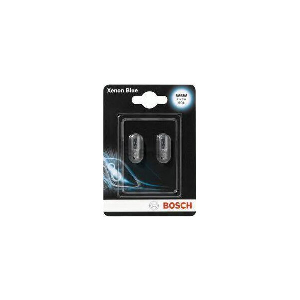 

BOSCH Xenon Blue W5W 5W 12V W2.1X9.5d (1987301033) 2шт./блистер