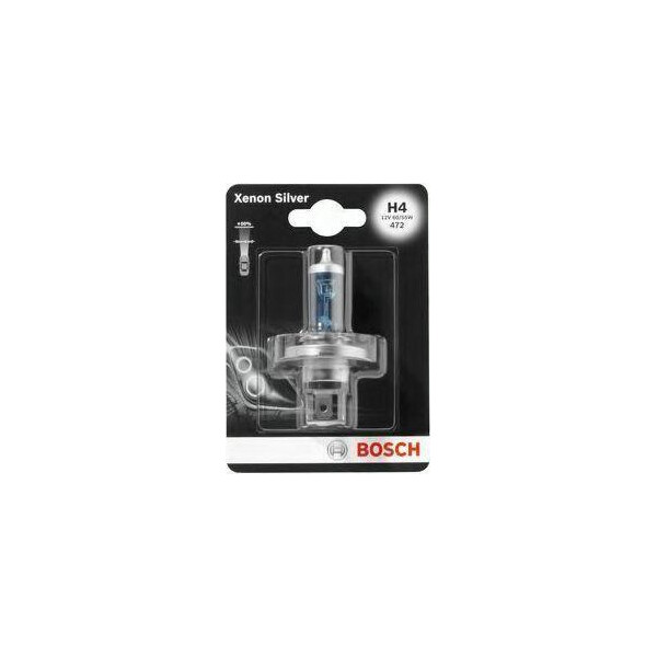 

BOSCH Xenon Silver Н4 60/55W 12V P43t (1987301068) 1шт./блистер