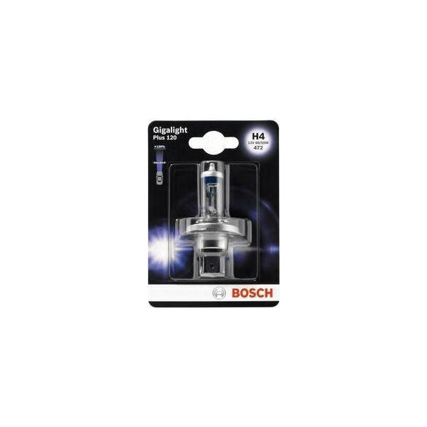 

BOSCH Gigalight Plus 120% H4 60/55W 12V P43t (1987301109) 1шт./блистер