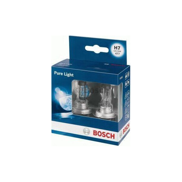 

BOSCH Pure Light H7 55W 12V PX26d (1987301406) 1шт./ бокс