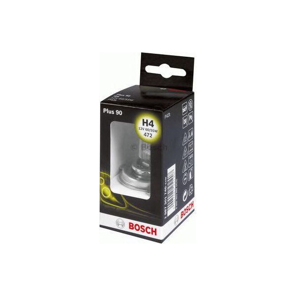 

BOSCH Plus 90 Н4 60/55W 12V P43t (1987301740) 1шт./бокс
