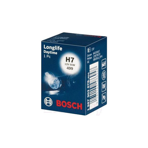 

BOSCH Longlife Daytime H7 55W 12V PX26d (1987302078)