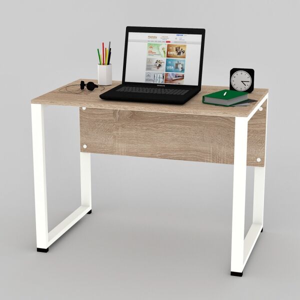 

Стол письменный с царгой FlashNika Loft МК-16 120х60 дуб сонома