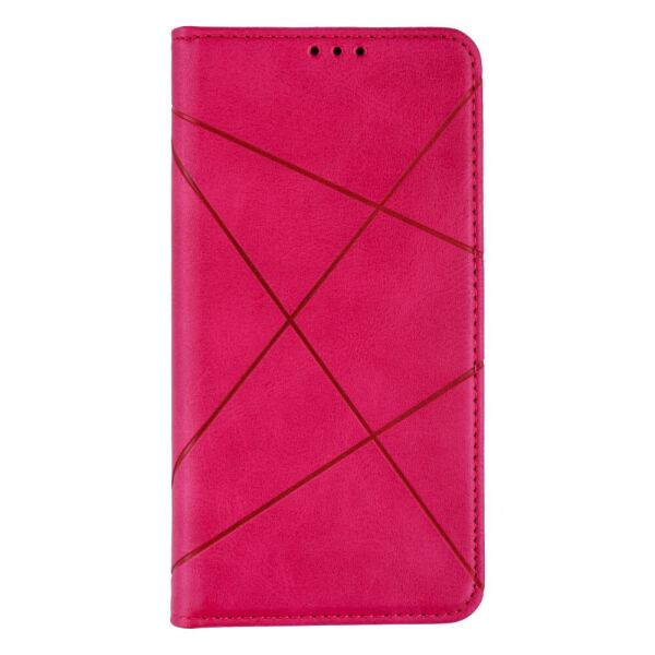 

Чехол-книжка Business Leather для Samsung Galaxy A12 Малиновый