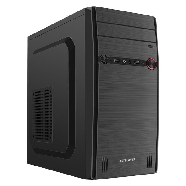 

Корпус 1stPlayer M5-450PLS Black 1хUSB2.0, 1хUSB3.0