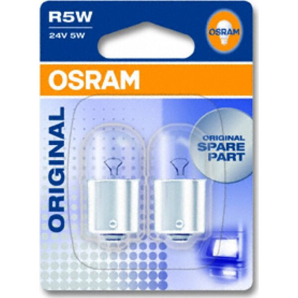 

OSRAM 5627-02B R5W 24V BA15s 10X2 Blister