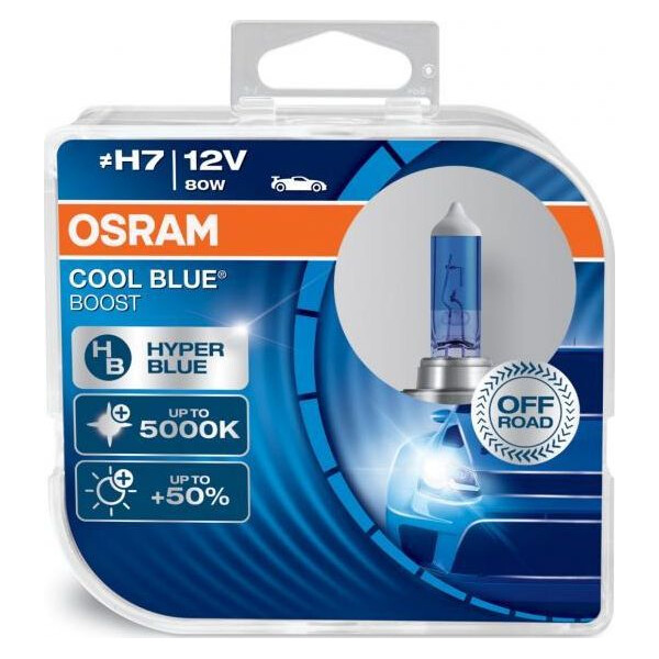 

OSRAM 62210CBB Cool Blue Boostr H7 80W 12V PX26D 10X2 HardDuopet